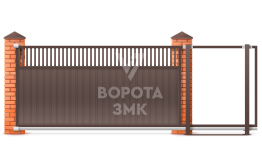 Откатные ворота 2500×3500 Doorhan ЗМК-6905