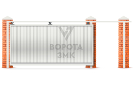 Ворота подвесные 2500×3500 ЗМК-7402