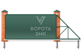 Сдвижные ворота 2200×3000 ЗМК-7354