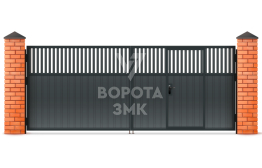 Распашные ворота 2250×2000 ЗМК-4726