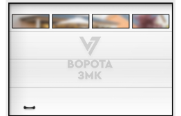 Секционные подъемные ворота 2750×2125 ЗМК-3470