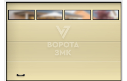 Складские ворота под фуру ЗМК-3624