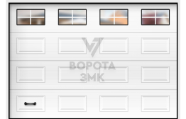 Въездные ворота 2500×2250 во двор ЗМК-3114