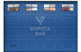 Ворота 2500×2125 во двор ЗМК-3118