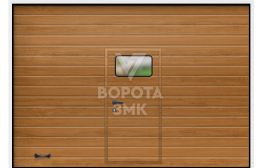 Ворота подъемные секционные 2500×2250 ЗМК-3475