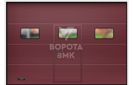 Противопожарные ворота 5000×3500 Алютех ЗМК-3775