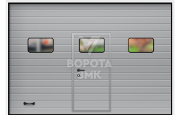 Подъемные ворота 2750×2250 для навеса ЗМК-3477