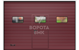 Противопожарные секционные ворота Алютех 3000×2500 ЗМК-3774