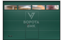 Секционные гаражные ворота Алютех Prestige 2750×2125 ЗМК-9710