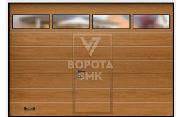 Противопожарные ворота секционные Дорхан 3500×3500 ЗМК-3799